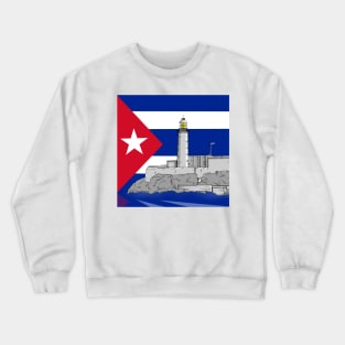 Faro Castillo del Morro, lighthouse Crewneck Sweatshirt